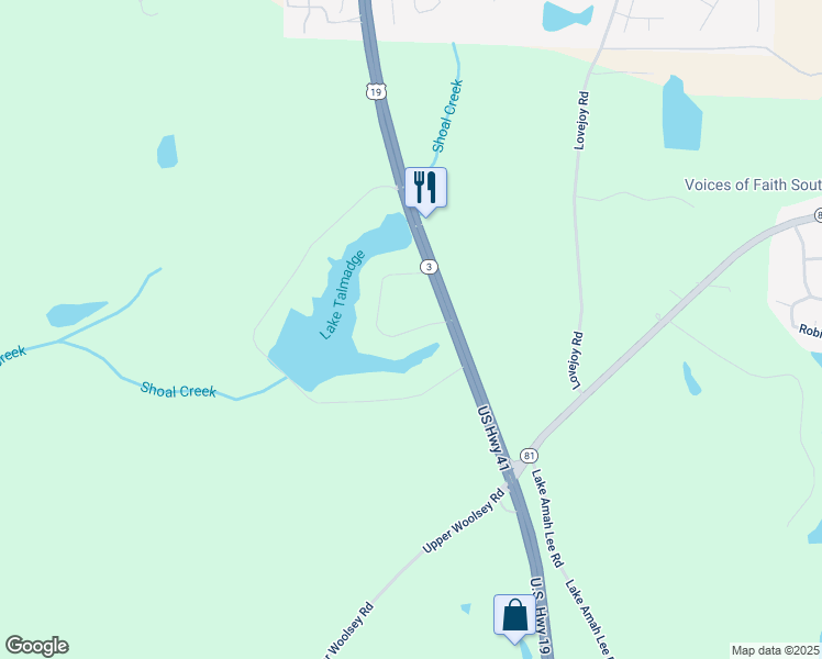 map of restaurants, bars, coffee shops, grocery stores, and more near 12227 Tara Boulevard in Hampton