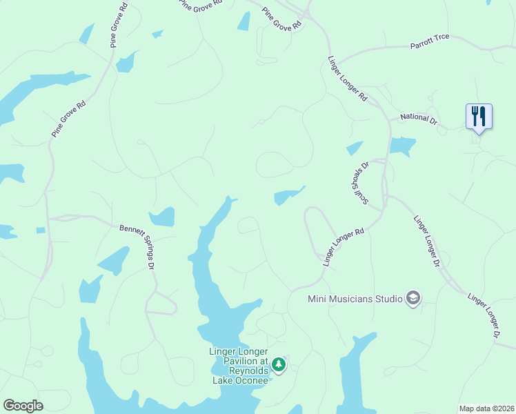 map of restaurants, bars, coffee shops, grocery stores, and more near 1131 Crackers Neck Road in Greensboro