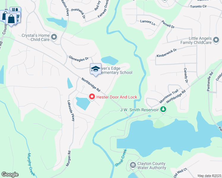 map of restaurants, bars, coffee shops, grocery stores, and more near 12384 Riviera Drive in Fayetteville