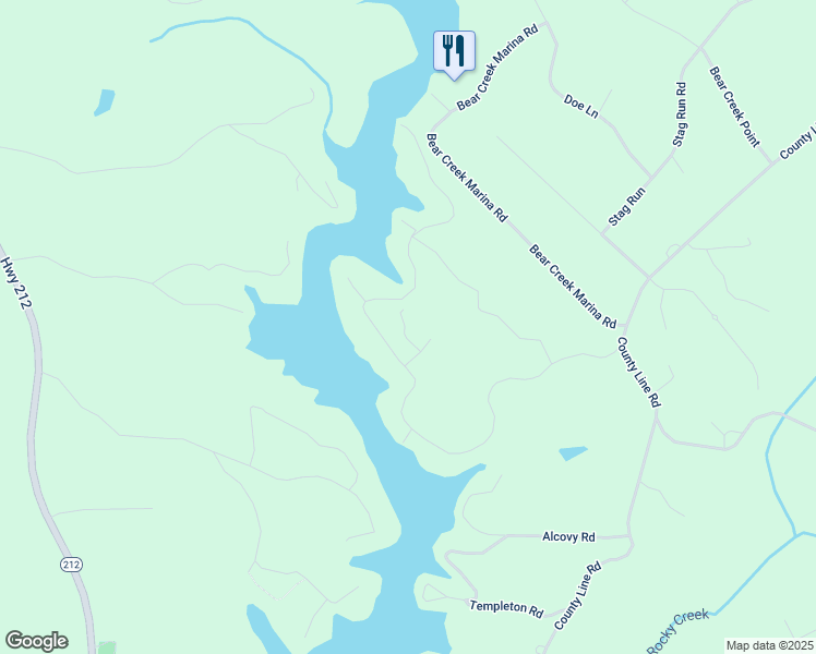 map of restaurants, bars, coffee shops, grocery stores, and more near 1092 Alcovy North Drive in Mansfield