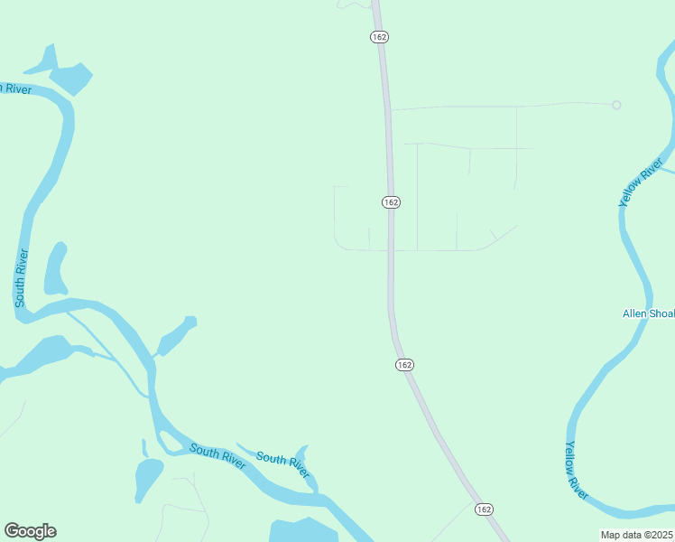 map of restaurants, bars, coffee shops, grocery stores, and more near 5762 Georgia 162 in Covington