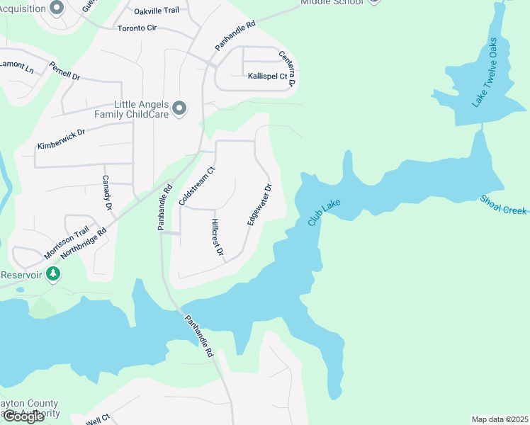 map of restaurants, bars, coffee shops, grocery stores, and more near 12282 Edgewater Drive in Hampton