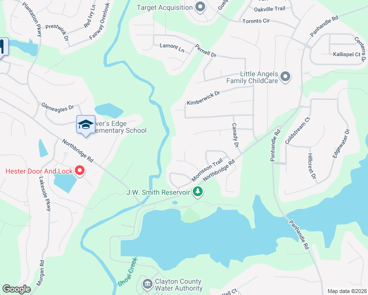map of restaurants, bars, coffee shops, grocery stores, and more near 12223 Shelby Court in Hampton