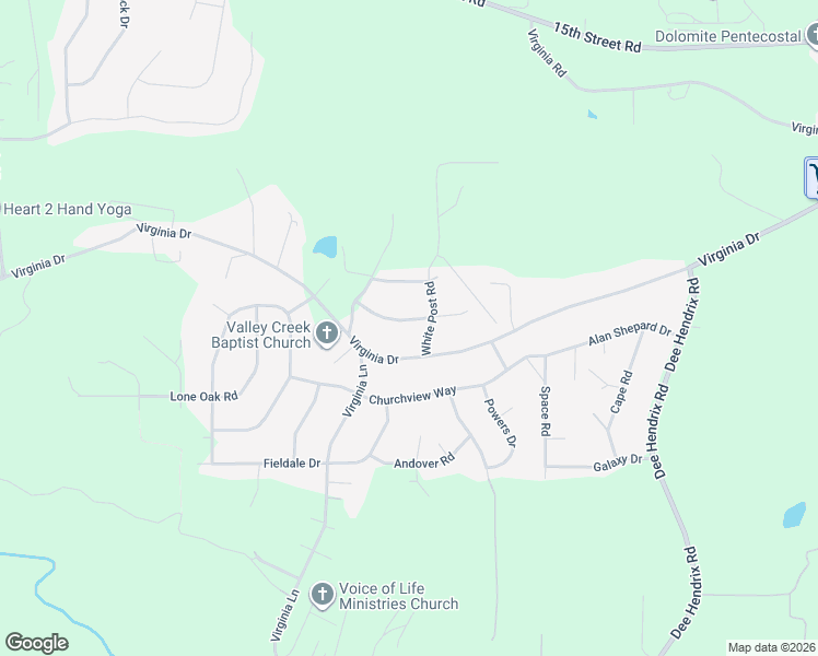 map of restaurants, bars, coffee shops, grocery stores, and more near 3229 Edenburg Drive in Bessemer