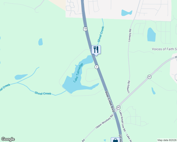 map of restaurants, bars, coffee shops, grocery stores, and more near 45 Circle Drive in Hampton