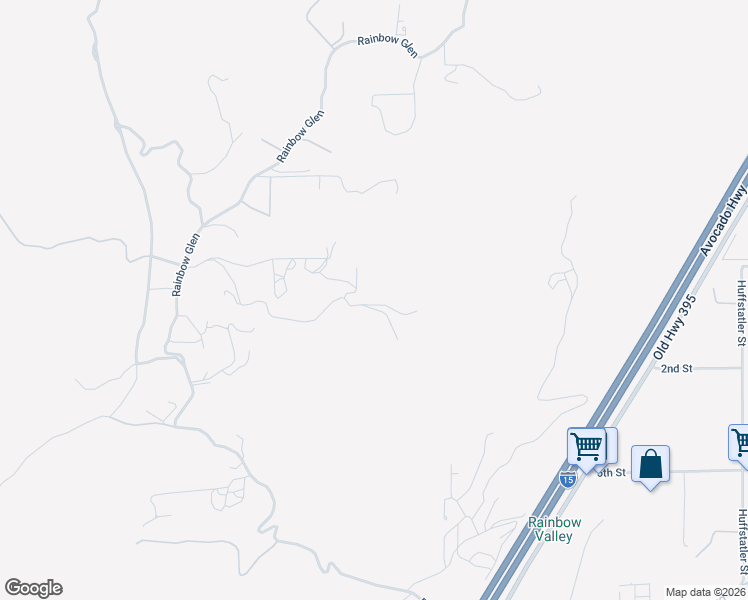 map of restaurants, bars, coffee shops, grocery stores, and more near 2477 Lookout Mountain Road in Fallbrook