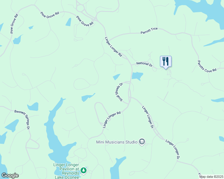 map of restaurants, bars, coffee shops, grocery stores, and more near 1071 Scull Shoals Drive in Greensboro
