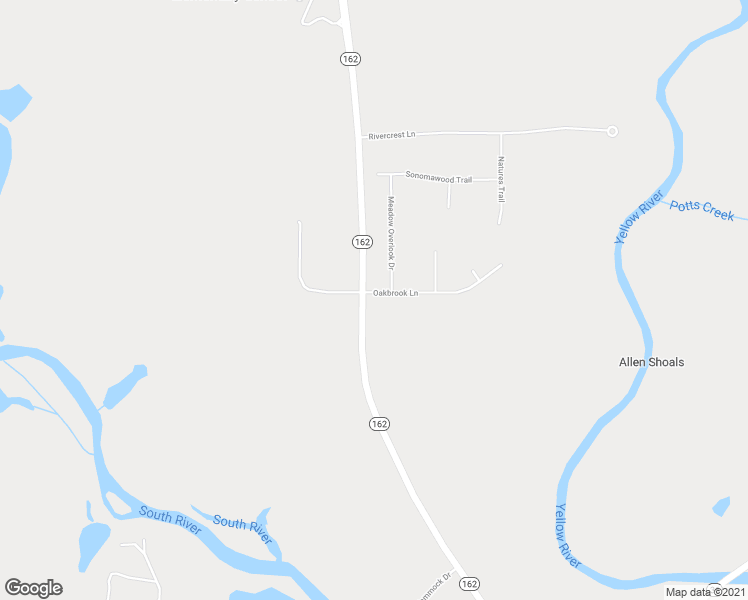 map of restaurants, bars, coffee shops, grocery stores, and more near 10 Oak Brook Lane in Covington