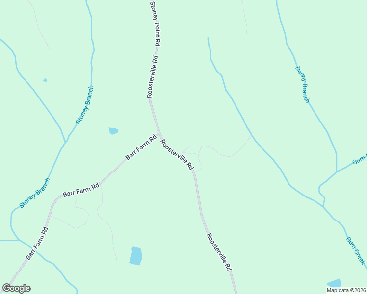 map of restaurants, bars, coffee shops, grocery stores, and more near 2700-2998 Roosterville Road in Roopville