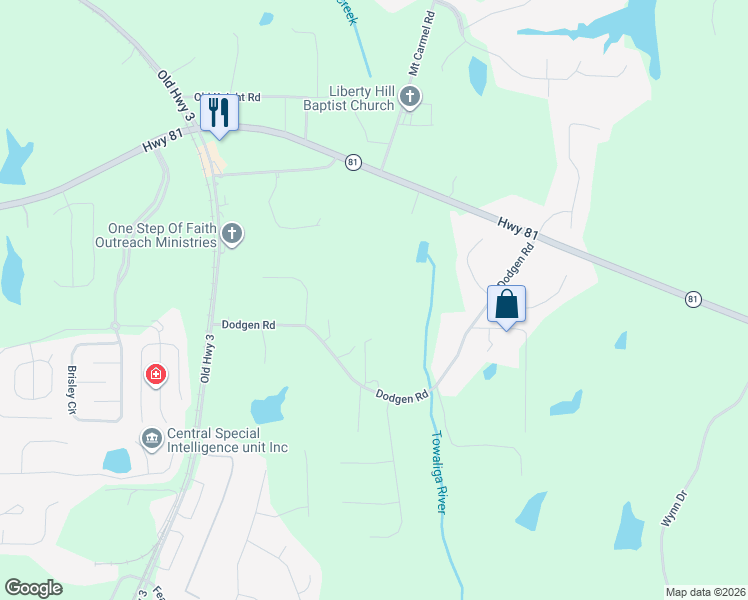 map of restaurants, bars, coffee shops, grocery stores, and more near 280 Dodgen Road in Hampton