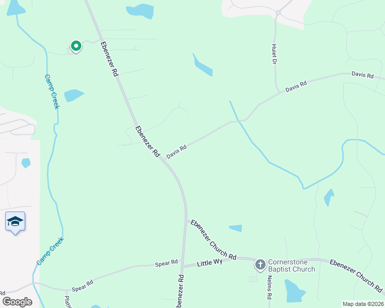 map of restaurants, bars, coffee shops, grocery stores, and more near 550 Davis Road in Fayetteville