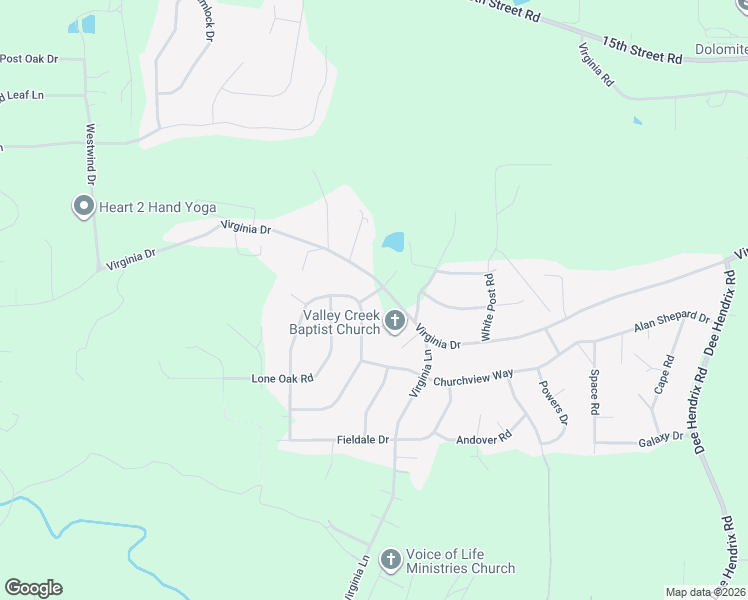 map of restaurants, bars, coffee shops, grocery stores, and more near 2049 Edenwood Drive in Hueytown