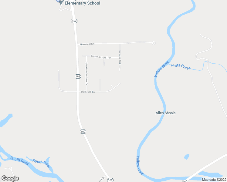 map of restaurants, bars, coffee shops, grocery stores, and more near 150 Oak Brook Lane in Covington