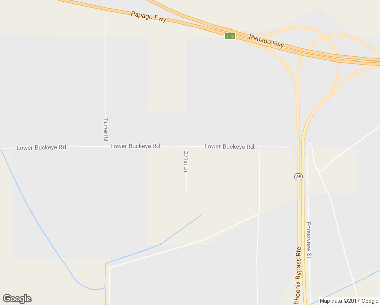 map of restaurants, bars, coffee shops, grocery stores, and more near 27131 Lower Buckeye Road in Buckeye