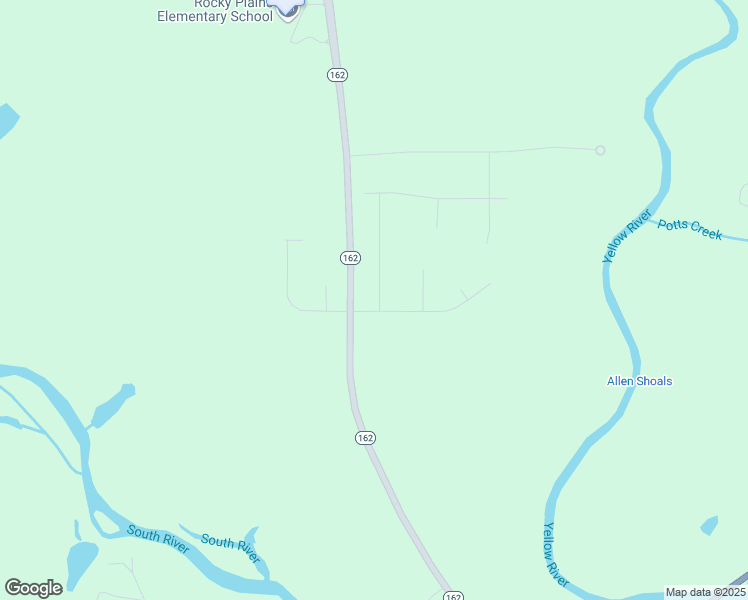 map of restaurants, bars, coffee shops, grocery stores, and more near 25 Oak Brook Lane in Covington