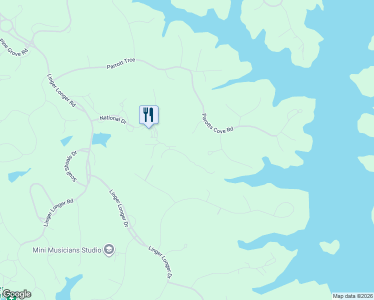 map of restaurants, bars, coffee shops, grocery stores, and more near 1020 Monfort Court in Greensboro