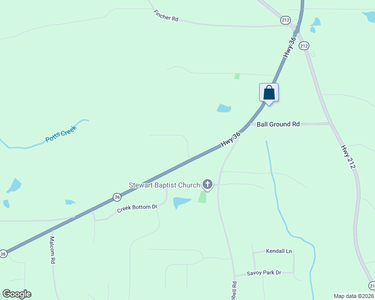 map of restaurants, bars, coffee shops, grocery stores, and more near 35 Heatherstone Way in Covington