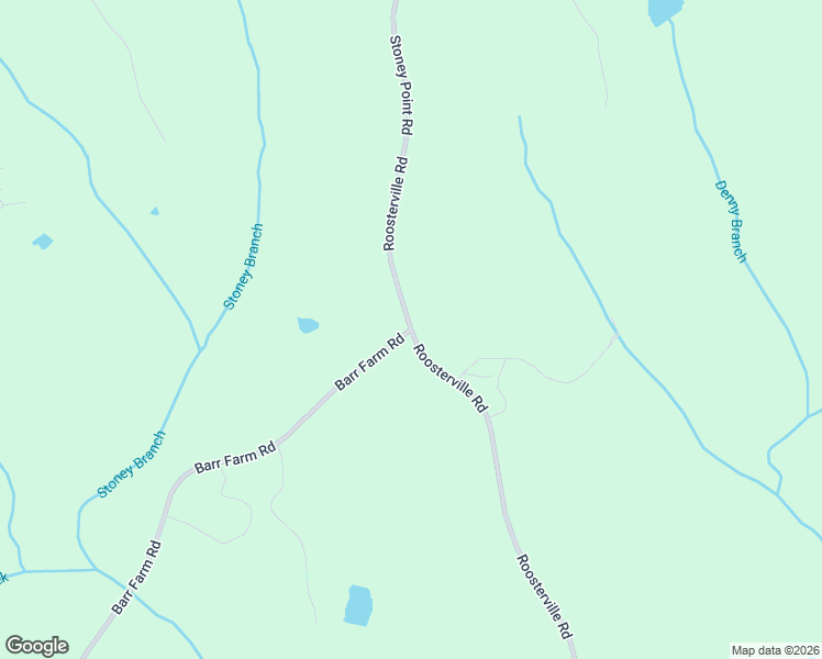 map of restaurants, bars, coffee shops, grocery stores, and more near 2700 Roosterville Road in Roopville