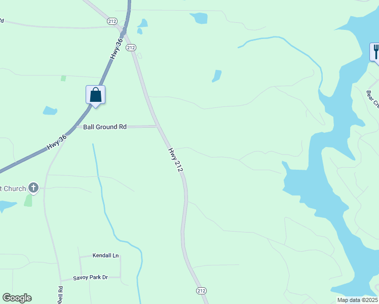 map of restaurants, bars, coffee shops, grocery stores, and more near 46 Norman Road in Covington
