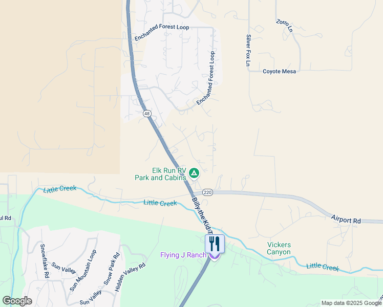 map of restaurants, bars, coffee shops, grocery stores, and more near Pine Hill Loop in Lincoln