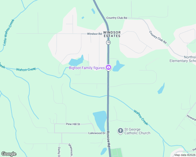 map of restaurants, bars, coffee shops, grocery stores, and more near 1054 Roscoe Road in Newnan