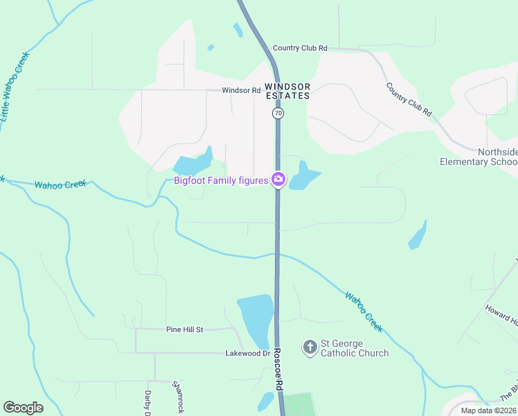 map of restaurants, bars, coffee shops, grocery stores, and more near 1054 Roscoe Road in Newnan