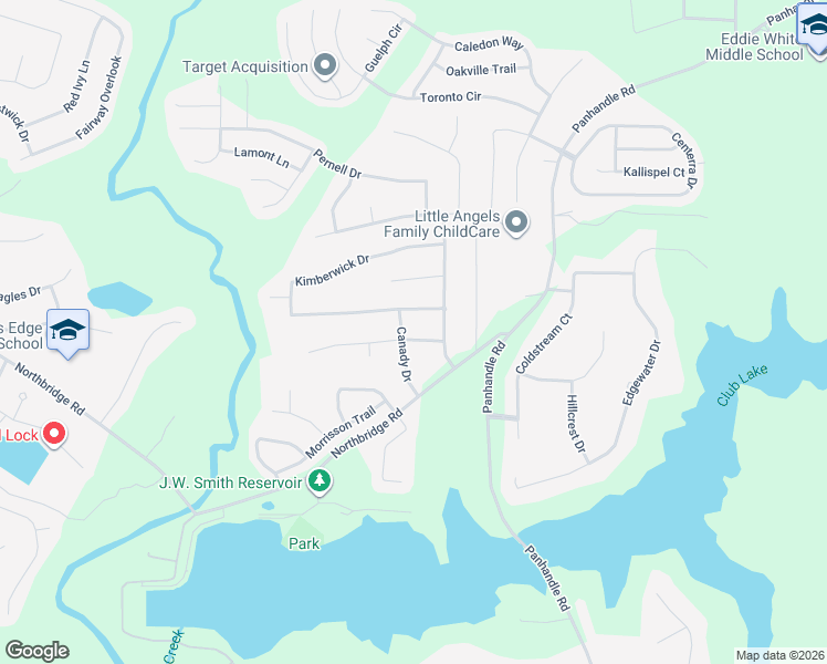 map of restaurants, bars, coffee shops, grocery stores, and more near 510 Canady Court in Hampton