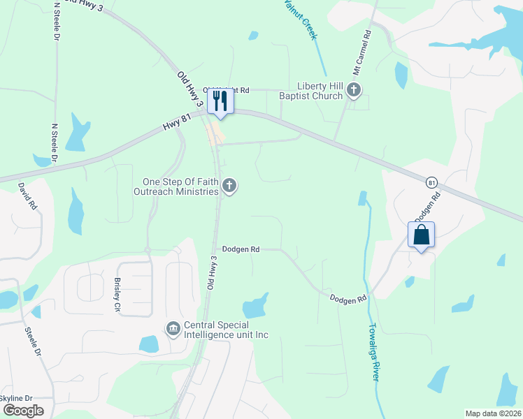 map of restaurants, bars, coffee shops, grocery stores, and more near 148 West Jessica Lane in Hampton
