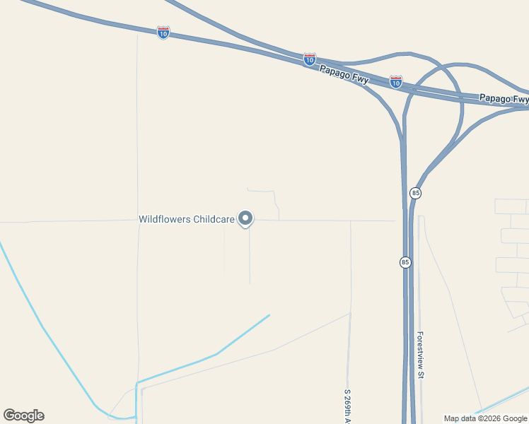 map of restaurants, bars, coffee shops, grocery stores, and more near 27131 Lower Buckeye Road in Buckeye