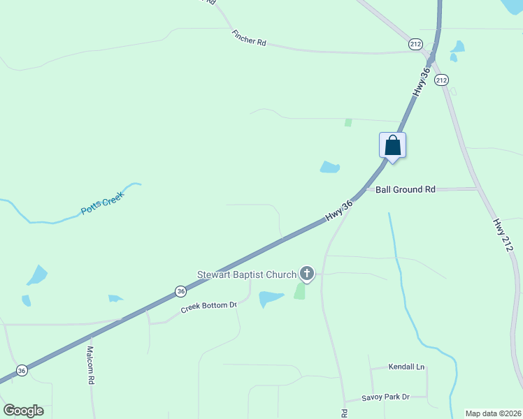map of restaurants, bars, coffee shops, grocery stores, and more near 75 Heatherstone Way in Covington