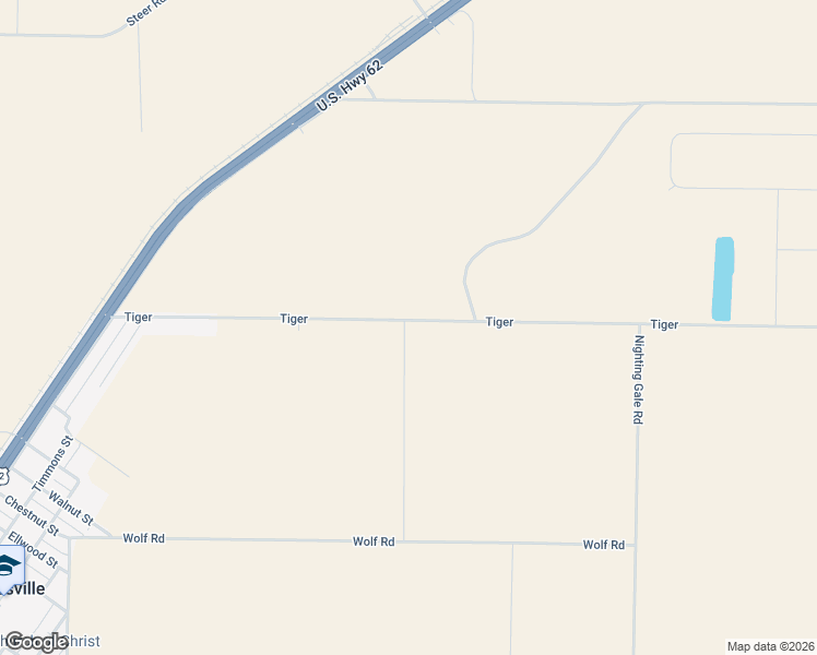 map of restaurants, bars, coffee shops, grocery stores, and more near 6658 Tiger in Ropesville