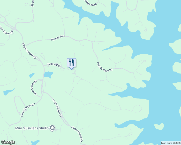 map of restaurants, bars, coffee shops, grocery stores, and more near 1020 Monfort Court in Greensboro
