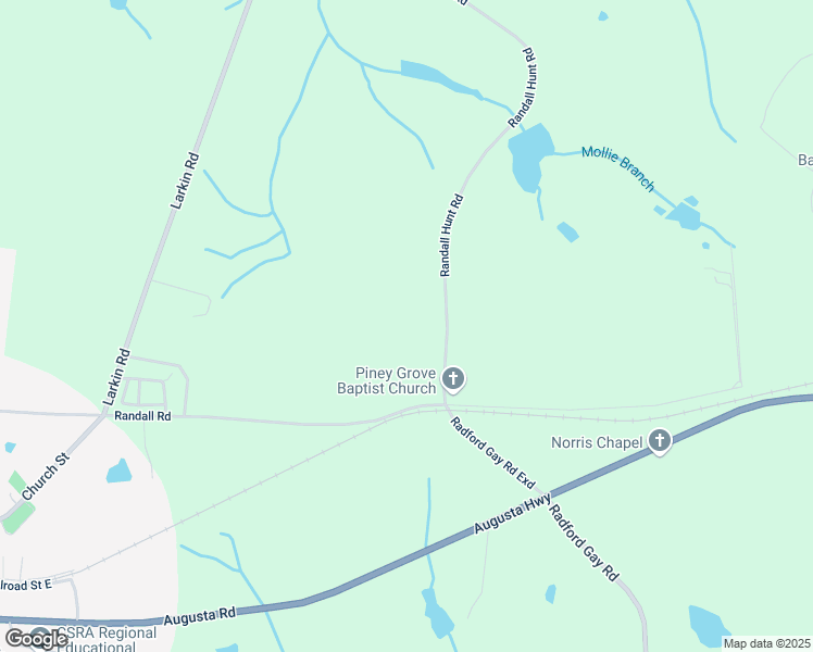 map of restaurants, bars, coffee shops, grocery stores, and more near 4355 Randall Hunt Road in Dearing