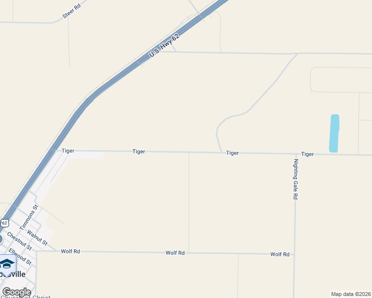 map of restaurants, bars, coffee shops, grocery stores, and more near 6658 Tiger in Ropesville