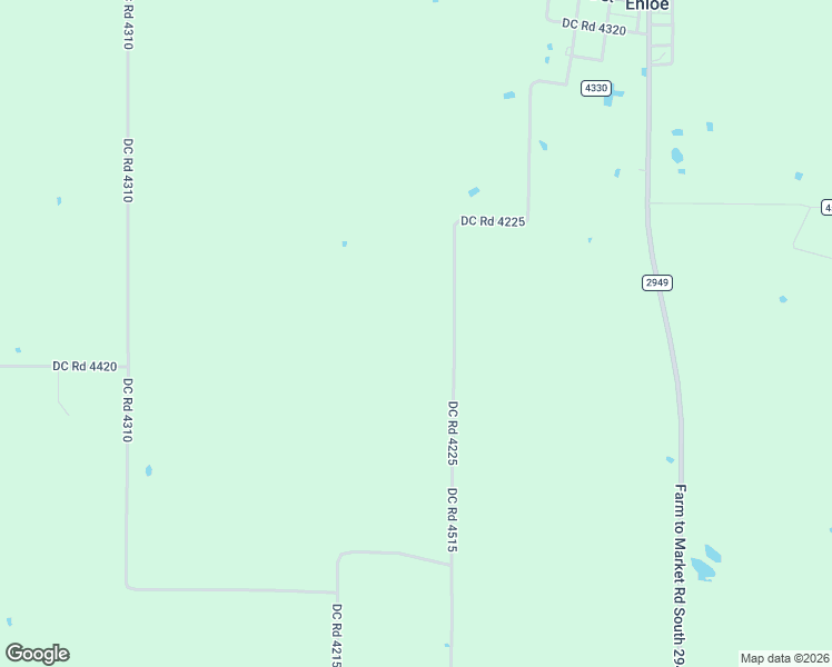 map of restaurants, bars, coffee shops, grocery stores, and more near DC Road 4225 in Cooper