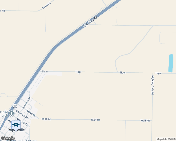 map of restaurants, bars, coffee shops, grocery stores, and more near in Ropesville