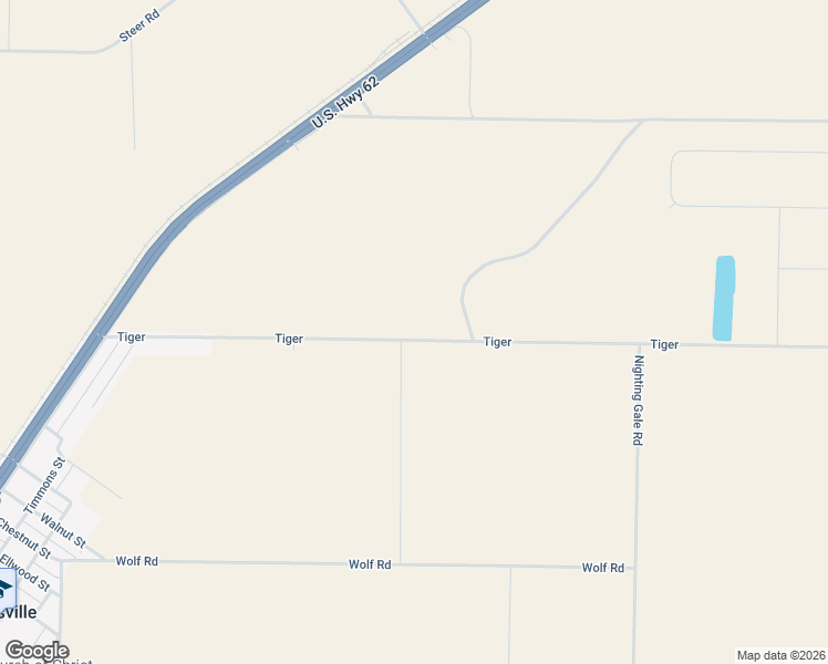 map of restaurants, bars, coffee shops, grocery stores, and more near 6658 Tiger in Ropesville