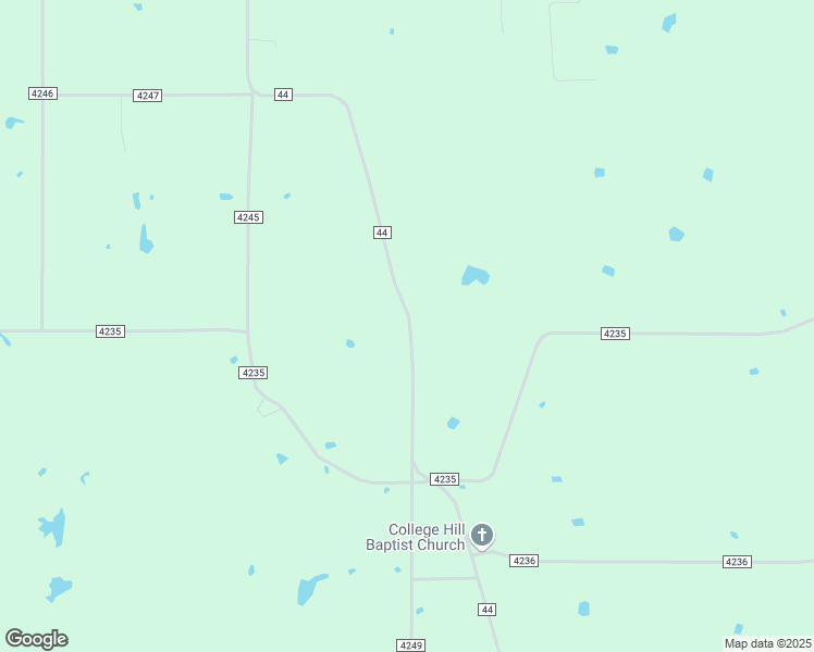 map of restaurants, bars, coffee shops, grocery stores, and more near 4185 Farm to Market 44 in De Kalb