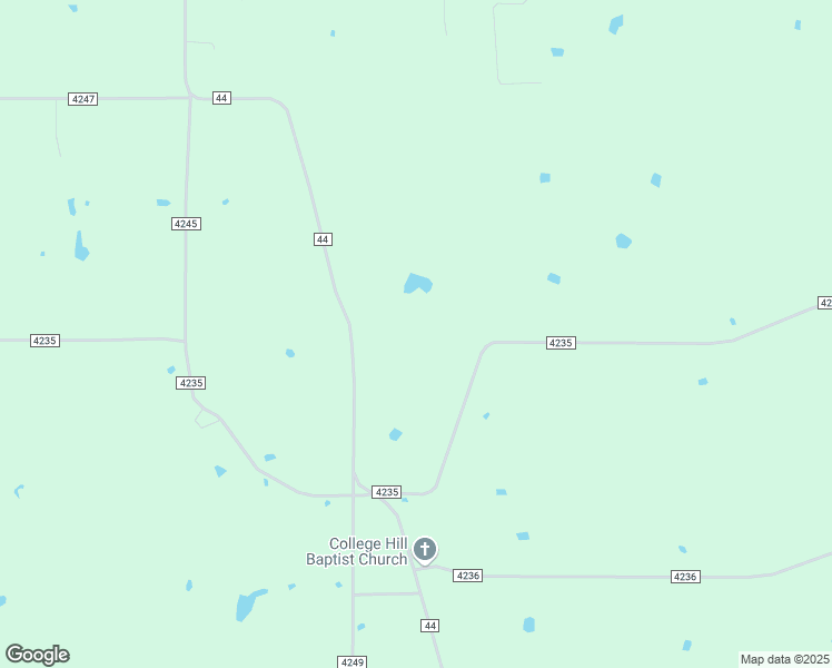 map of restaurants, bars, coffee shops, grocery stores, and more near 4185 Farm to Market 44 in De Kalb