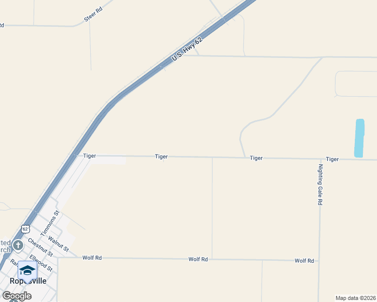 map of restaurants, bars, coffee shops, grocery stores, and more near in Ropesville