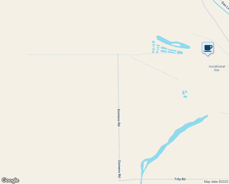 map of restaurants, bars, coffee shops, grocery stores, and more near Domeno Road in Imperial County