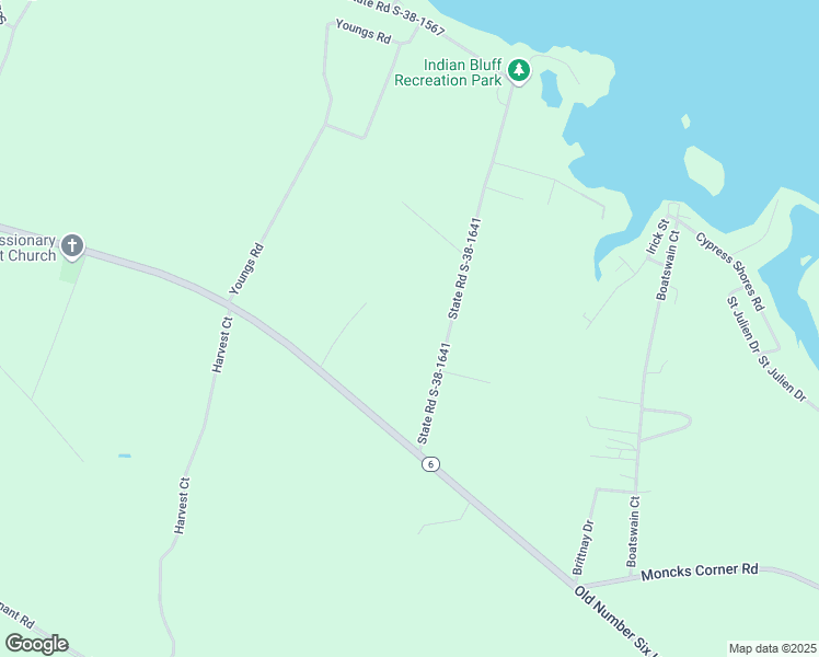 map of restaurants, bars, coffee shops, grocery stores, and more near 157 State Road S-38-1641 in Eutawville