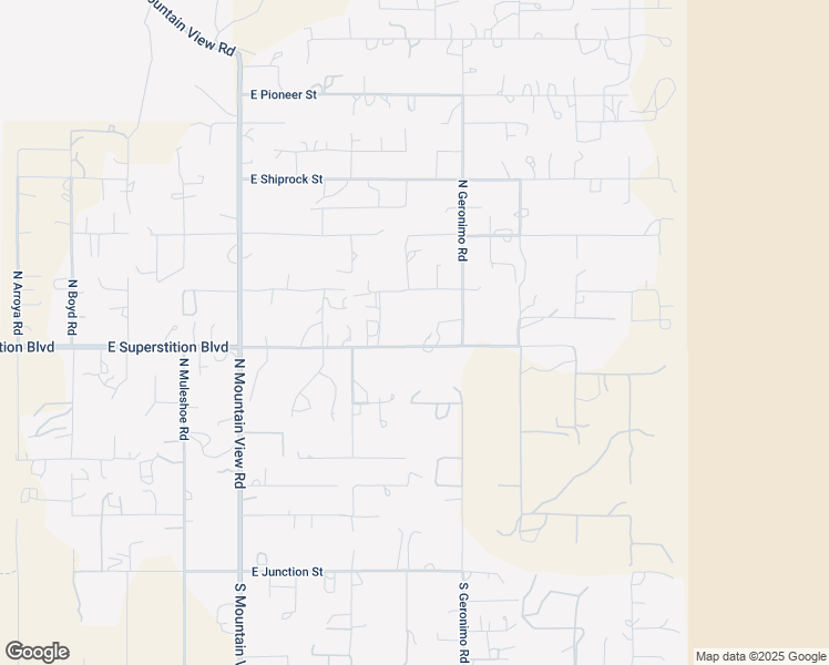 map of restaurants, bars, coffee shops, grocery stores, and more near 5430 East Superstition Boulevard in Apache Junction