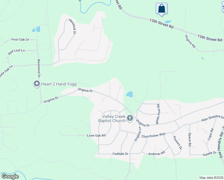 map of restaurants, bars, coffee shops, grocery stores, and more near 2948 Lovells Lane in Bessemer