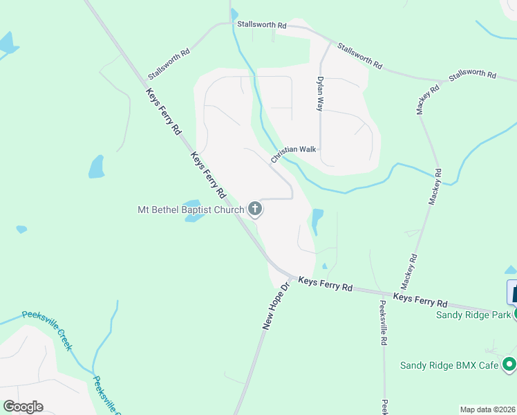 map of restaurants, bars, coffee shops, grocery stores, and more near 104 Williams Bluff in McDonough