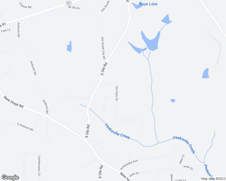 map of restaurants, bars, coffee shops, grocery stores, and more near 1010 Ola Dale Drive in McDonough