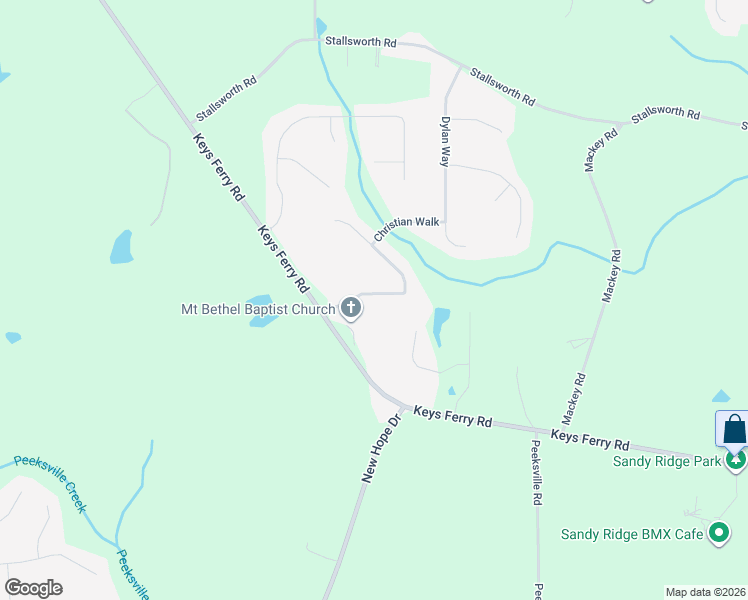 map of restaurants, bars, coffee shops, grocery stores, and more near 108 Williams Bluff in McDonough