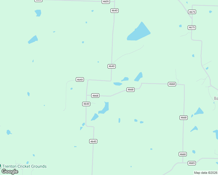map of restaurants, bars, coffee shops, grocery stores, and more near 1480 County Road 4668 in Trenton