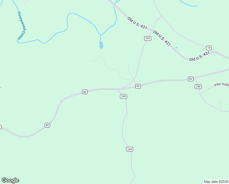 map of restaurants, bars, coffee shops, grocery stores, and more near 9184 County Road 82 in Newell