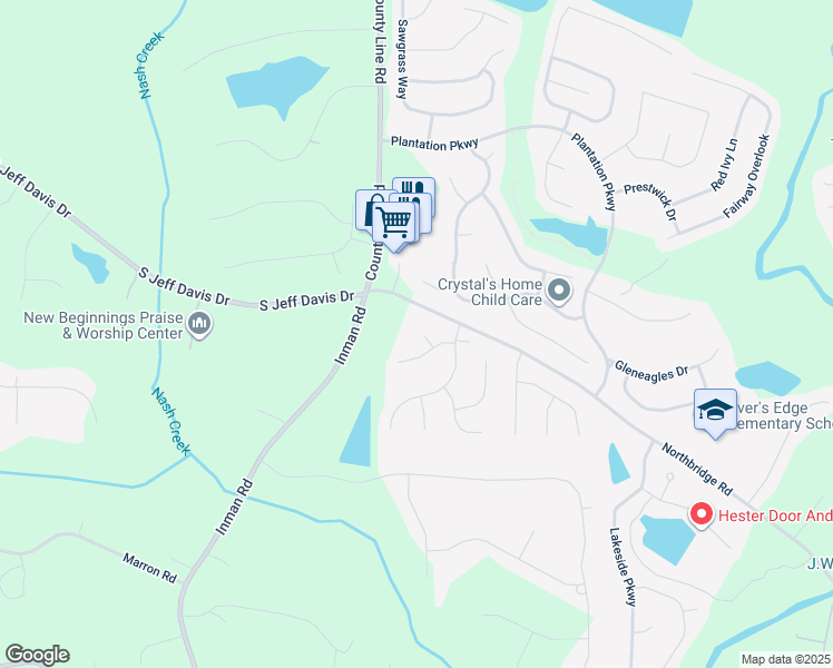 map of restaurants, bars, coffee shops, grocery stores, and more near 12213 Barney Court in Fayetteville